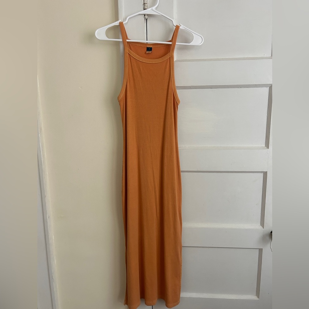 Old Navy Orange Maxi Dress